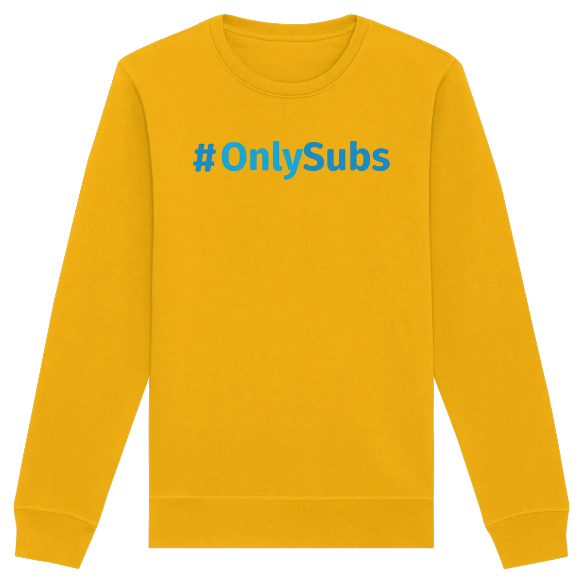 #OnlySubs - Organic Basic Unisex Sweatshirt Spectra Yellow XS – Produktbild 10