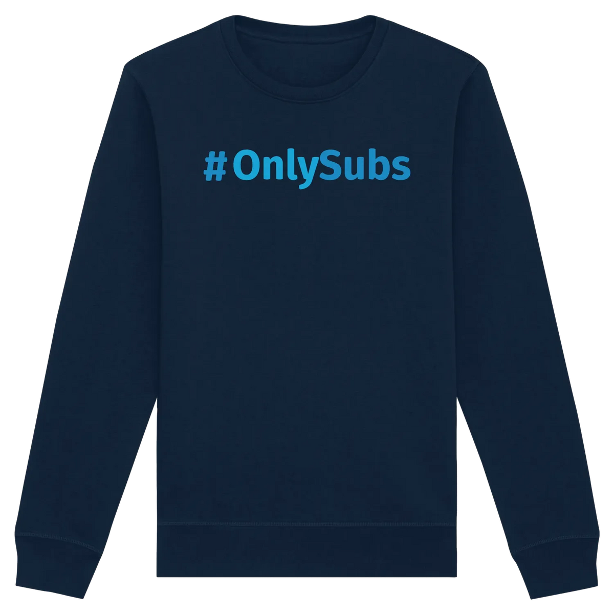 #OnlySubs - Organic Basic Unisex Sweatshirt French Navy XS – Produktbild 3