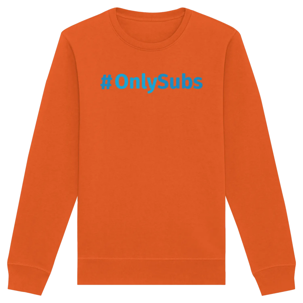 #OnlySubs - Organic Basic Unisex Sweatshirt Bright Orange XS – Produktbild 7