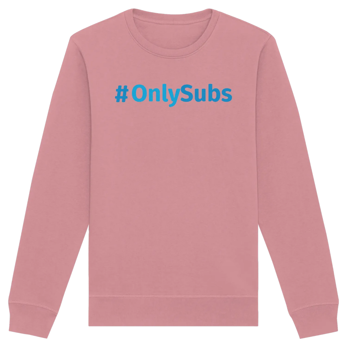 #OnlySubs - Organic Basic Unisex Sweatshirt Canyon Pink XS – Produktbild 9