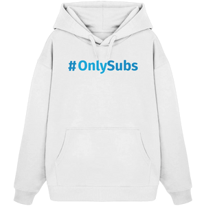 #OnlySubs - Organic Oversize Hoodie White XS – Produktbild 1