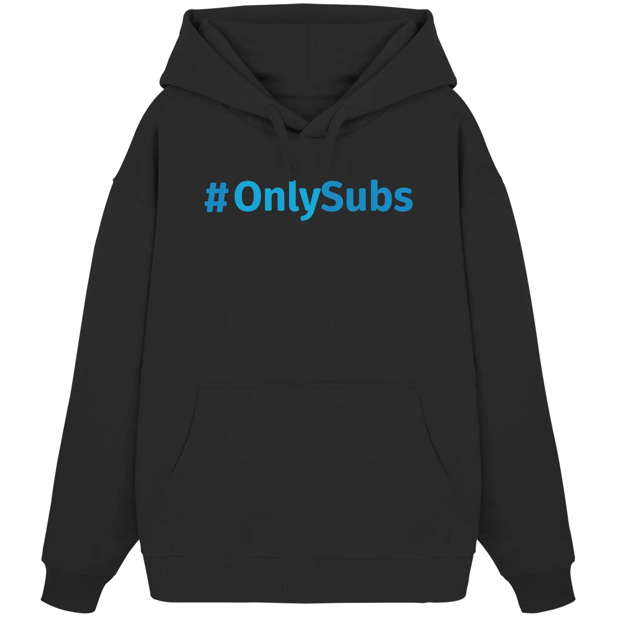 #OnlySubs - Organic Oversize Hoodie Black XS – Produktbild 2