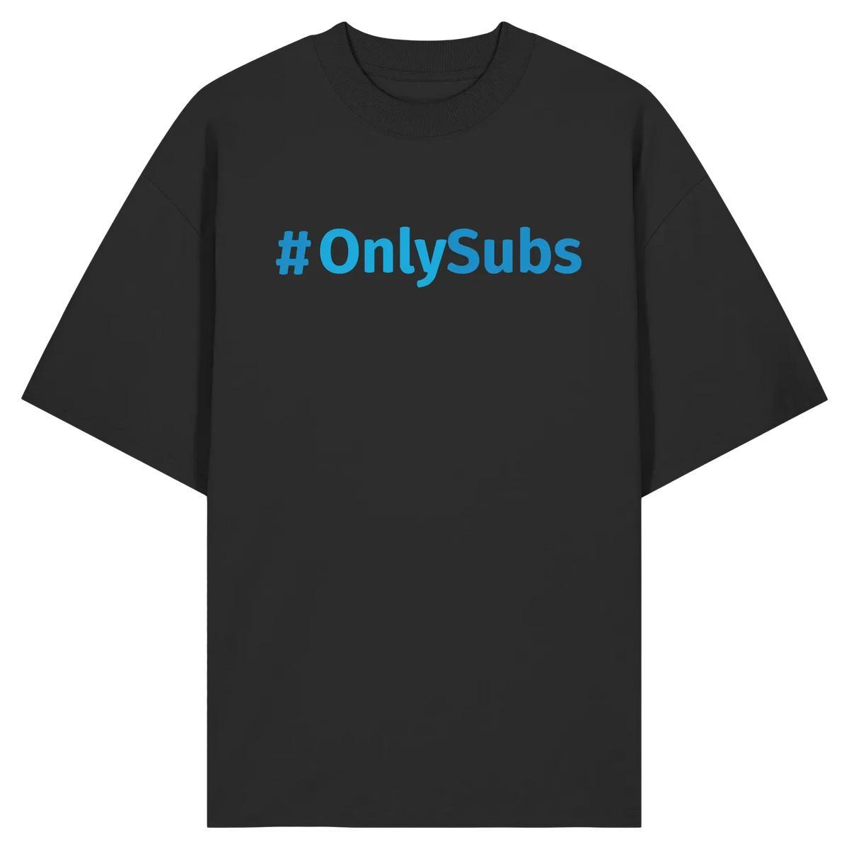 #OnlySubs - Organic Oversize Shirt Black XS – Produktbild 4