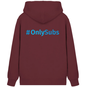 #OnlySubs - Organic Zipper Burgundy XS – Produktbild 1